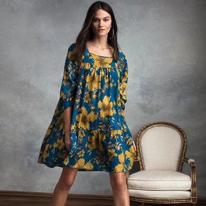 HappyxNature Luna Dress Blue Hibiscus